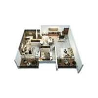 Sai Signature Mamurdi 2 BHK Floor Plan Image